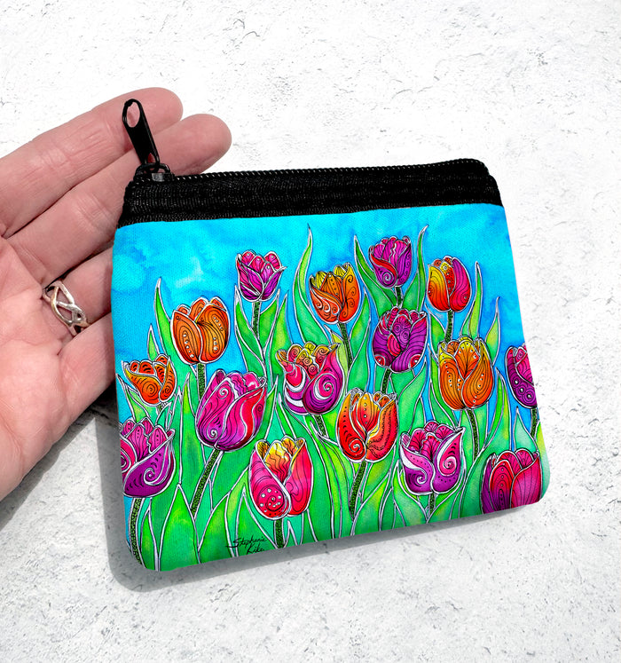 Tulips Coin Bag