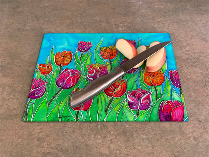 Tulips Cutting Board