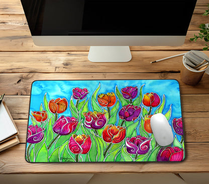 Tulips Desk Mat