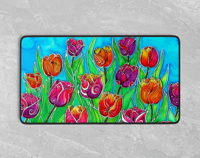 Tulips Desk Mat