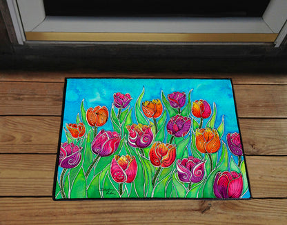 Tulips Door Mat