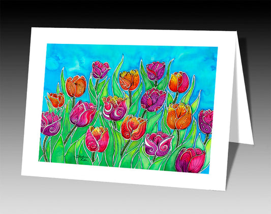 Tulips Notecard