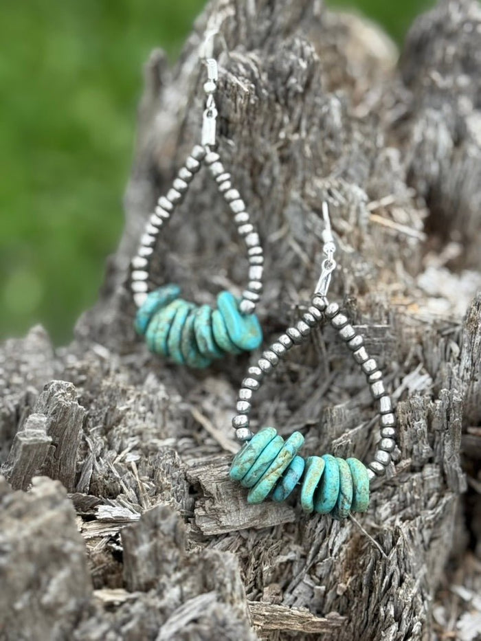 Turquoise Kingsville Dangle Earrings