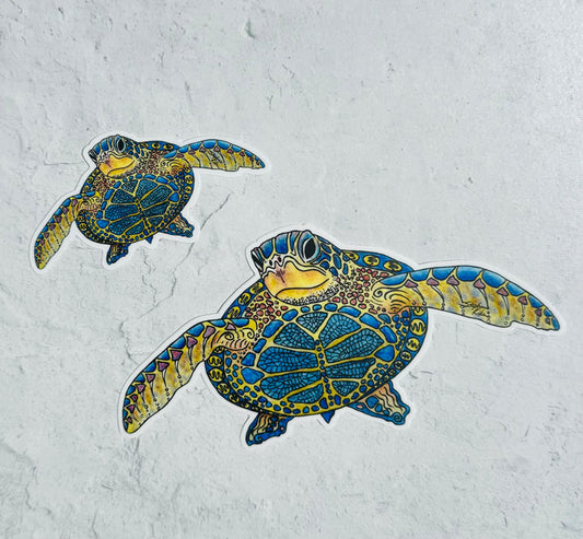 Turtle Paradise Sticker