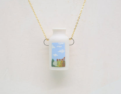 Tuscan Country Side Pot Necklace - Juice Ceramics