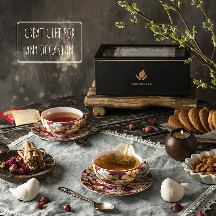 Twinings Tea Sampler Gift Set Box - Herbal and Naturally Caffeine Free - 60 count, 20 Flavors Hookah Flavors -