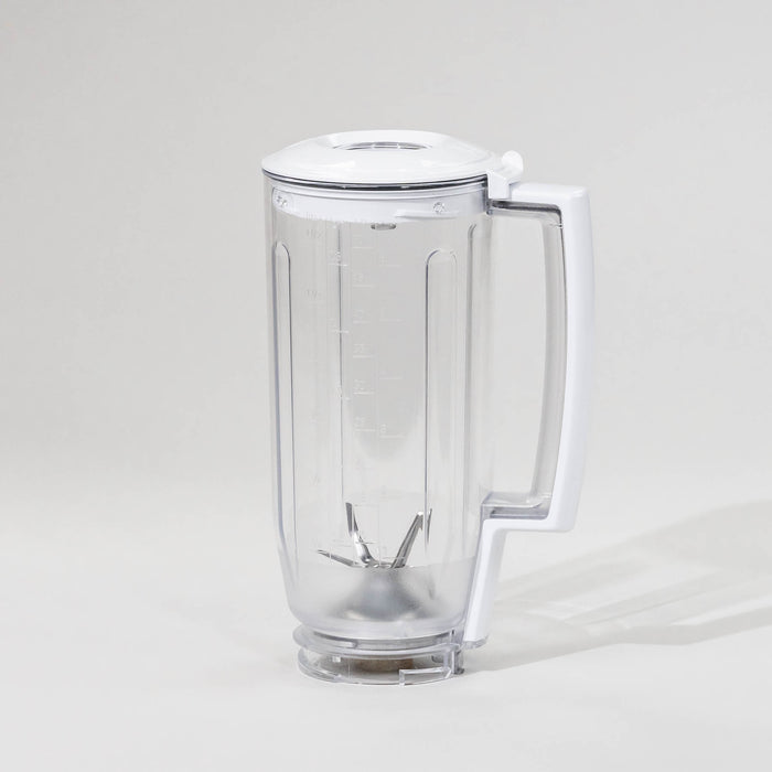 Bosch blender attachment on a grey background