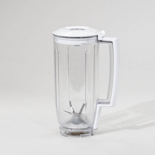 Bosch blender attachment on a grey background