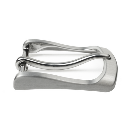 Urbanite Buckle side view. Curved edges to allow for a lower profile latch.