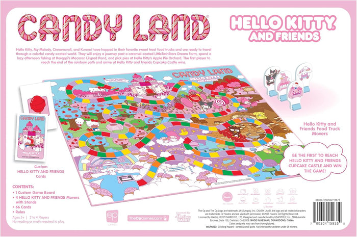 USAopoly Candy Land: Hello Kitty & Friends Board Game - Kryptonite Character Store