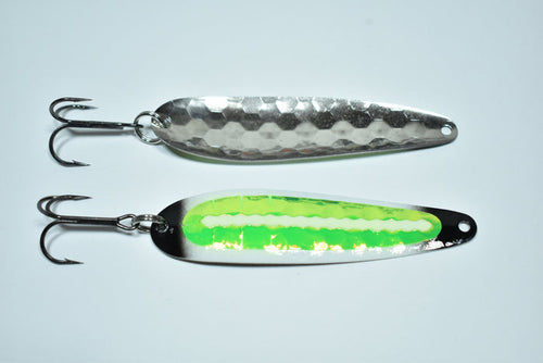 UV Arctic Shad Super Glow  - Standard Trolling Spoon