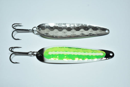 UV Arctic Shad Super Glow  - Standard Trolling Spoon