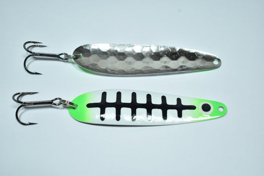 UV Black Ladder Super Glow  - Standard Trolling Spoon