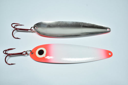 UV Cherry Bomb Super Glow - Magnum Trolling Spoon