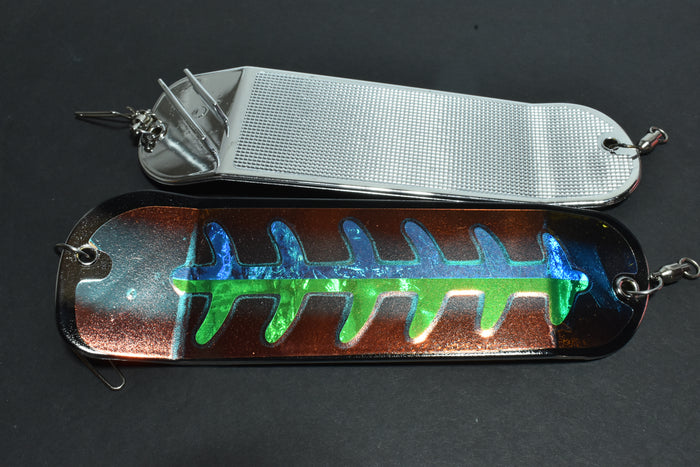 UV Copper Megatron - 8" Double Finned Flasher