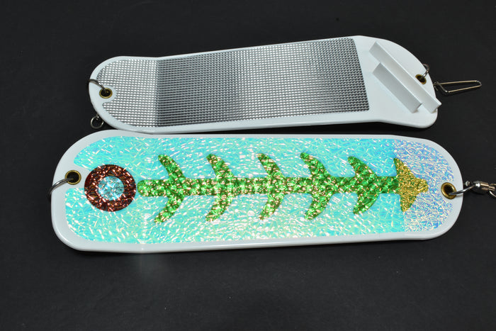 UV Crushed Croc - 8" Double Finned Flasher