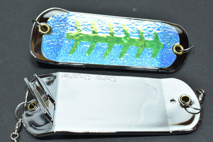 UV Glow Frozen Weed - 5 1/2" Coho Crusher Flasher
