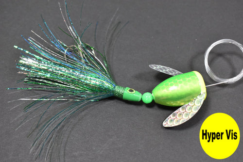 laker tamer spin-n-glo hyper vis lure tape lake trout