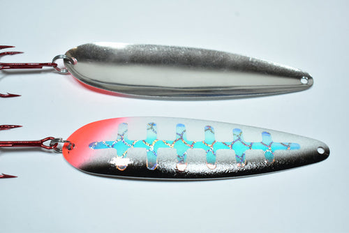 UV Milwaukee Shad Super Glow - Magnum Trolling Spoon