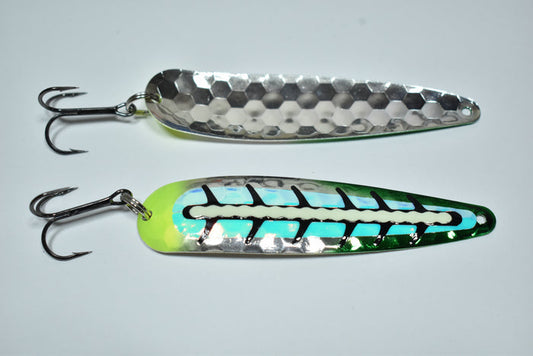 UV Yellow Stinger Glow - Standard Trolling Spoon
