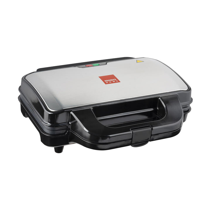 Black and silver sandwich maker with a visible brand logo on a white background - Buy Now Deep Fill Sandwich Toaster