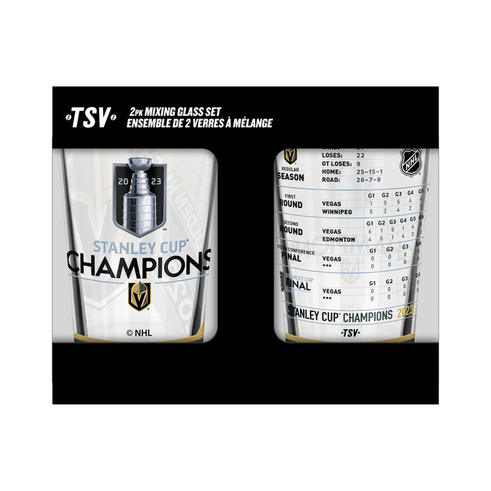 Vegas Golden Knights 2023 Stanley Cup Champions 2-pk Mixing