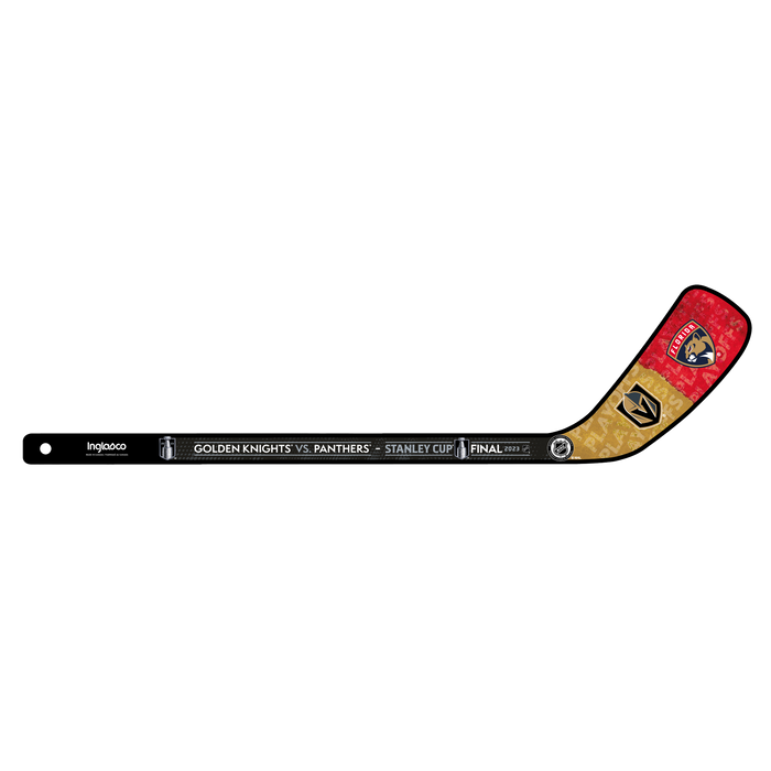 Vegas Golden Knights 2023 Stanley Cup Final Dueling Logos Mini Stick - Vegas Team Store