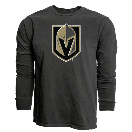 Vegas Golden Knights Primary Senior Mascot Long Sleeve Tee