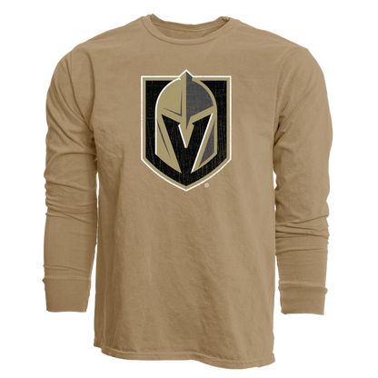 Vegas Golden Knights Primary Senior Mascot Long Sleeve Tee