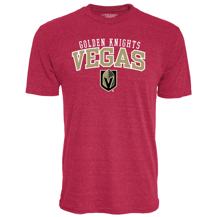 Vegas Golden Knights Red Primary Chow Down Tee - Shirt