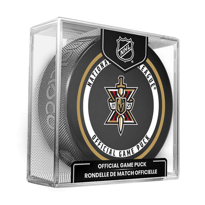 Vegas Golden Knights Season X Official Game Puck