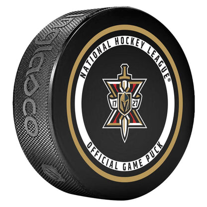 Vegas Golden Knights Season X Official Game Puck