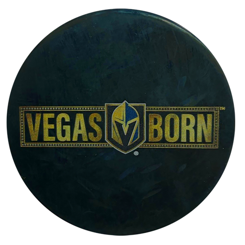 Vegas Golden Knights Vegas Born Puck - Vegas Team Store