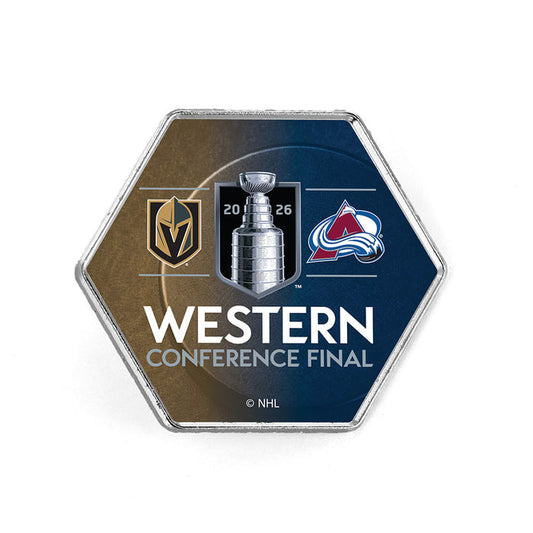 Vegas Golden Knights vs. Colorado Avalanche 2026 Western Conference Final Pin - Round 3 - Vegas Team Store