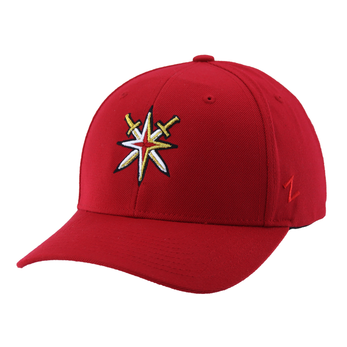 Vegas Golden Knights Zephyr Competitor Adjustable Cap - RED
