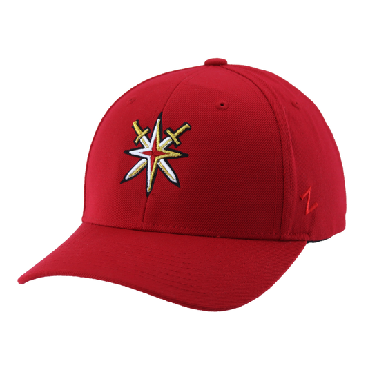 Vegas Golden Knights Zephyr Competitor Adjustable Cap - RED