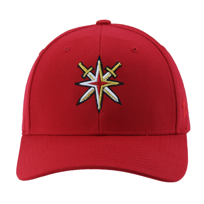 Vegas Golden Knights Zephyr Competitor Adjustable Cap - RED