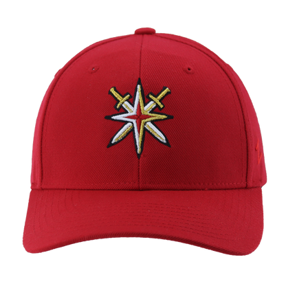 Vegas Golden Knights Zephyr Competitor Adjustable Cap - RED