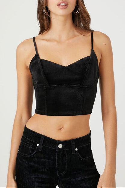 Velvet Corset Cami
