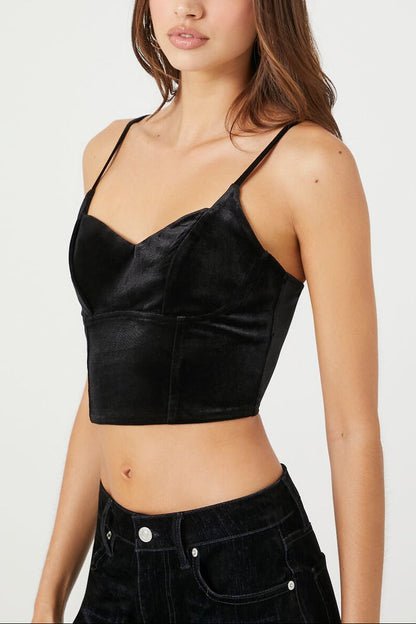Velvet Corset Cami