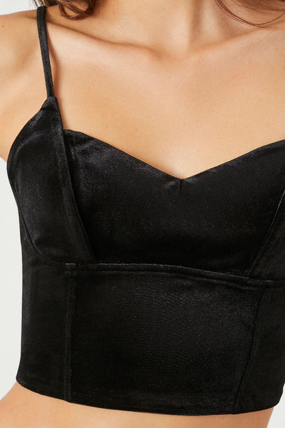 Velvet Corset Cami