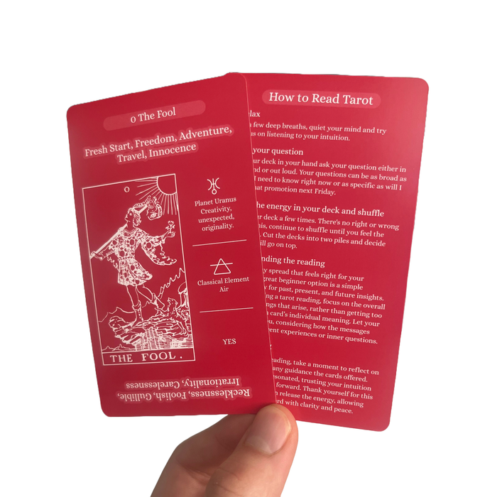 Vieux Monde - Keyword Tarot | Classic Tarot Design with helpful keywords