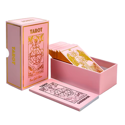 Vieux Monde - Rose Gold Tarot & Guide | Classic Tarot Design and Gold Foil