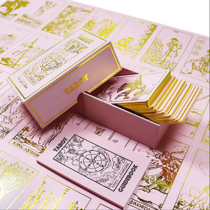 Vieux Monde - Rose Gold Tarot & Guide | Classic Tarot Design and Gold Foil