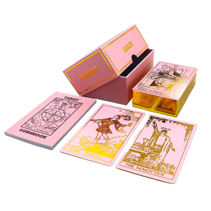 Vieux Monde - Rose Gold Tarot & Guide | Classic Tarot Design and Gold Foil