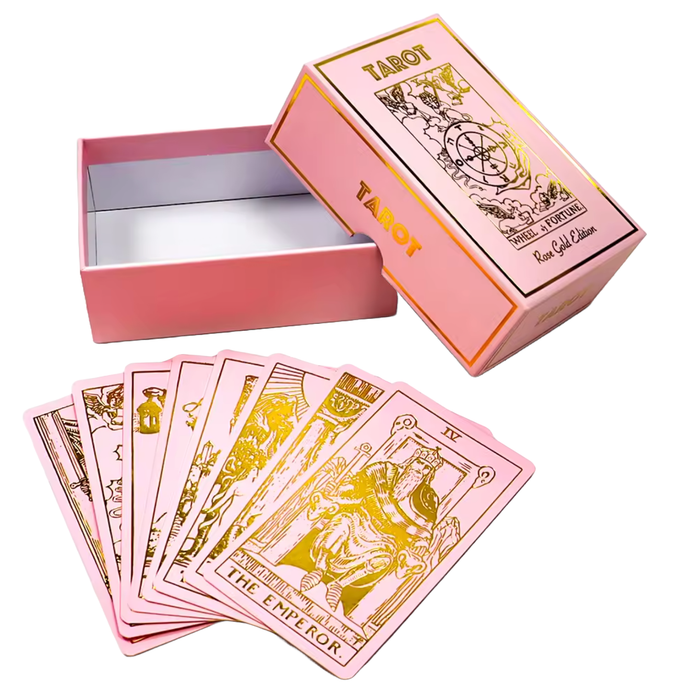 Vieux Monde - Rose Gold Tarot & Guide | Classic Tarot Design and Gold Foil