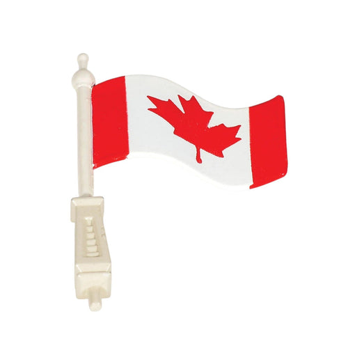 Village Town Hall Canadian Flag
