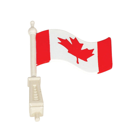 Village Town Hall Canadian Flag