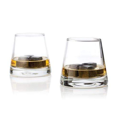 Custom Glacier Rocks Soapstone Cube and Tumbler Set - Corporate Gifts