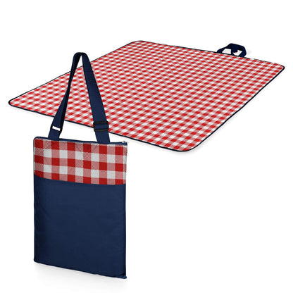 Red Checkered Custom Vista Outdoor Blanket - Corporate Gifts